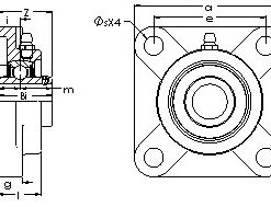 UCF 207 بلبرینگ و یاتاقان صنعتی KG